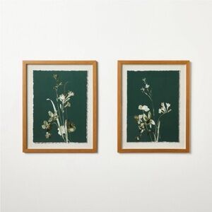 (Set of 2) 16"x20" Orchid Flowers Framed
Wall Art-Threshold Studio McGee